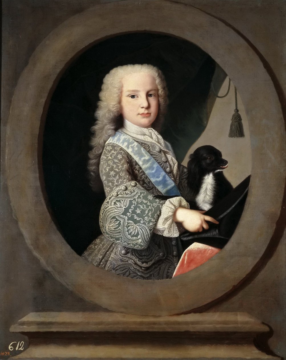 Luis Antonio Jaime fra Spania 1727-1785, Cardinal Infante, 1731. av Jean Ranc