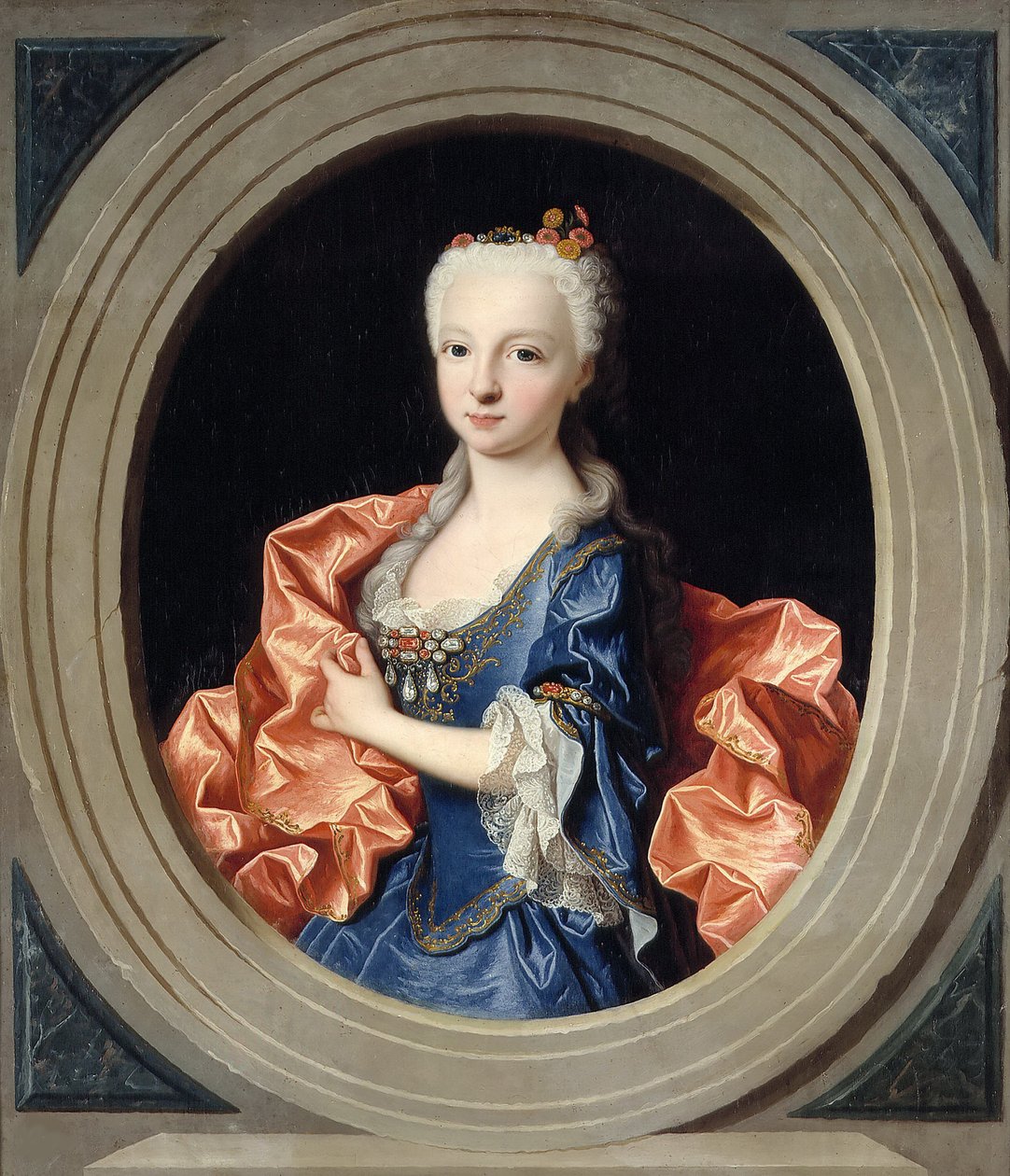 Maria Teresa Rafaela 1726-1746, Infanta av Spania, 1731. av Jean Ranc