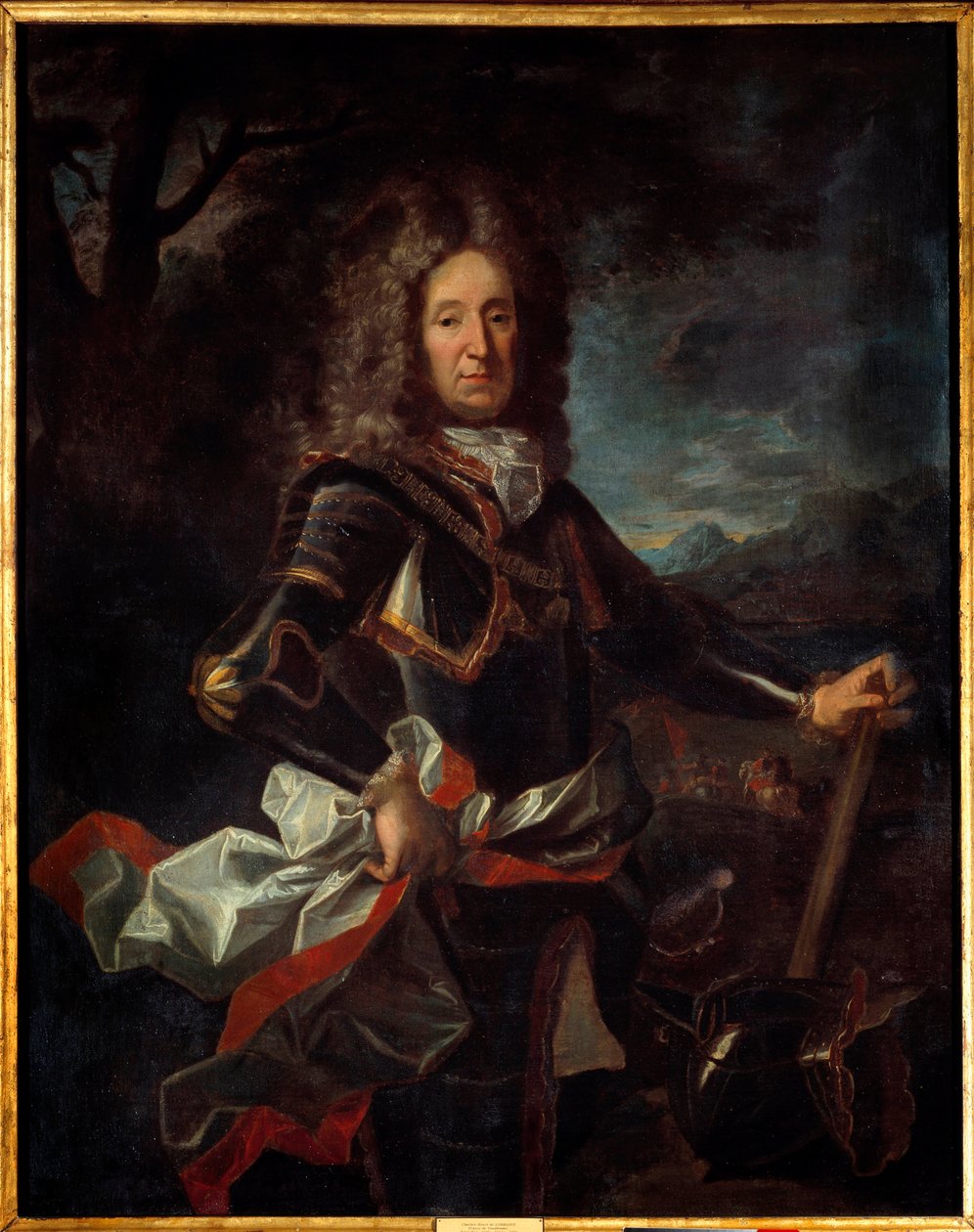 Portrett av Charles Henri de Lorraine, prins av Vaudemont (1649-1723) sønn av Charles IV. Maleri av Jean Ranc (1674-1735) av Jean Ranc