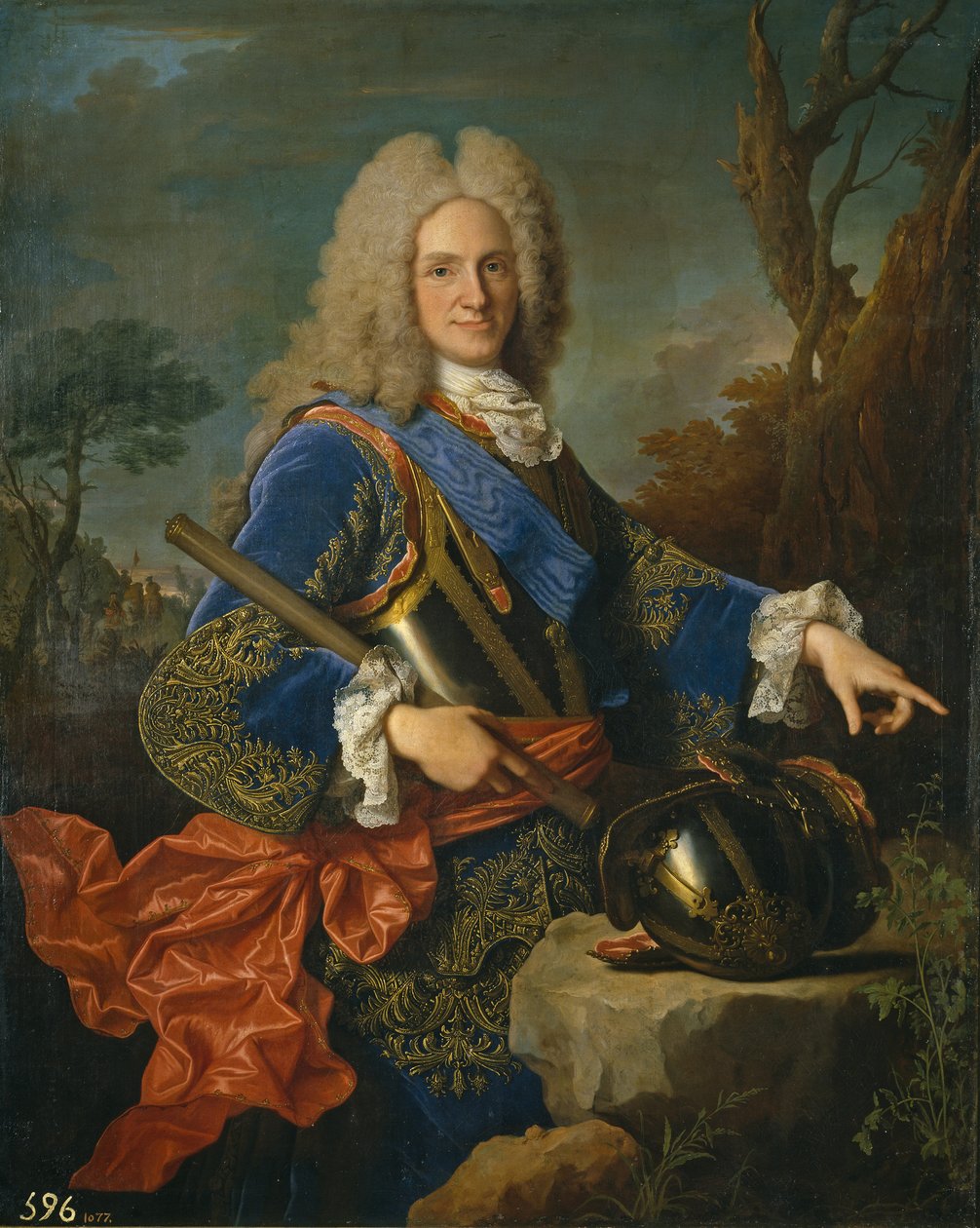 Portrett av Filip V 1683-1746, konge av Spania, 1723 av Jean Ranc
