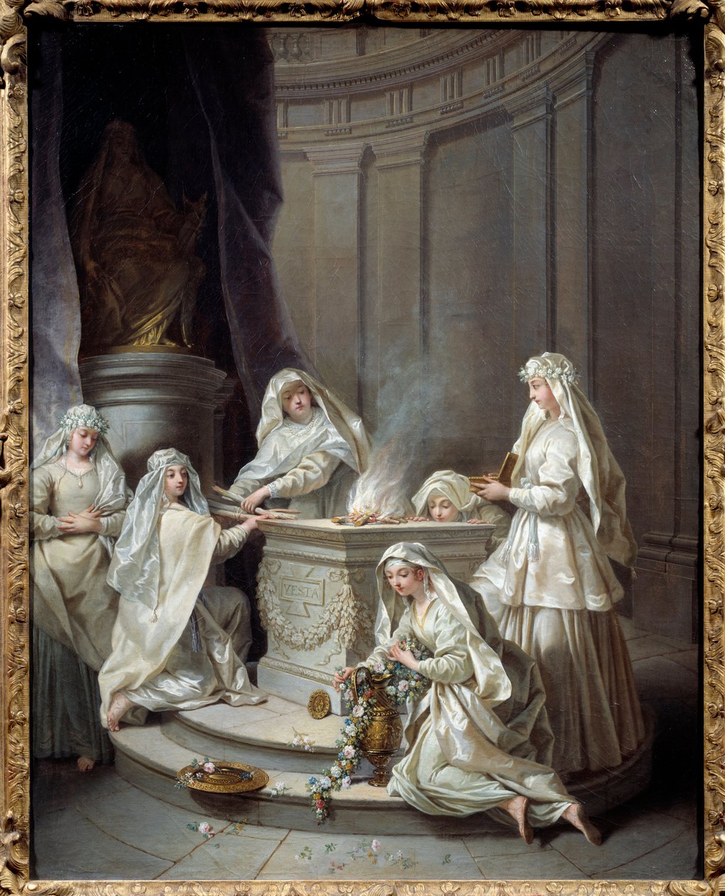 Gamle jomfruer. Maleri av Jean Raoux (1677-1734) av Jean Raoux