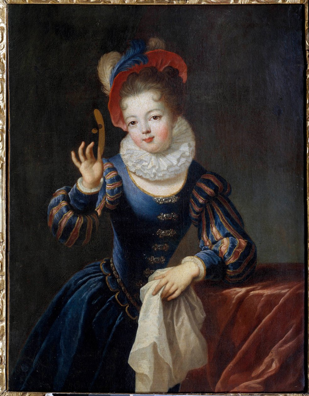 Ung jente i masken Maleri av Jean Raoux (1677-1734) 1700-tallet. av Jean Raoux