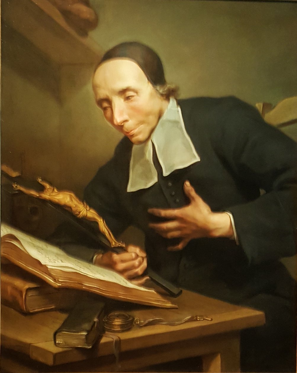 Abbed Tournus (1672-1733) i bønn av Jean Restout