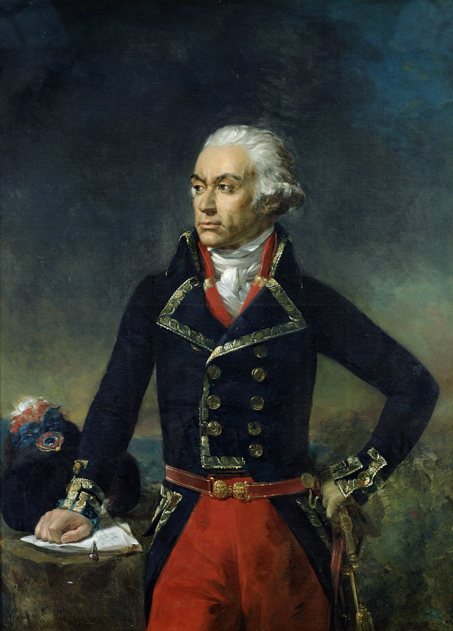 Charles-Francois du Perier Dumouriez (1739-1823) etter et maleri av Jean Antoine Houdon, 1834 av Jean Sebastien Rouillard