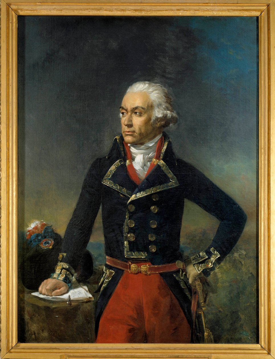 Portrett av Charles Francois Dumouriez, sjefsgeneral for Northern Armee 1792 (1739-1823) Maleri av Jean-Sebastien Rouillard (1789-1852) 1835 Søn. 1,35x1 m. av Jean Sebastien Rouillard