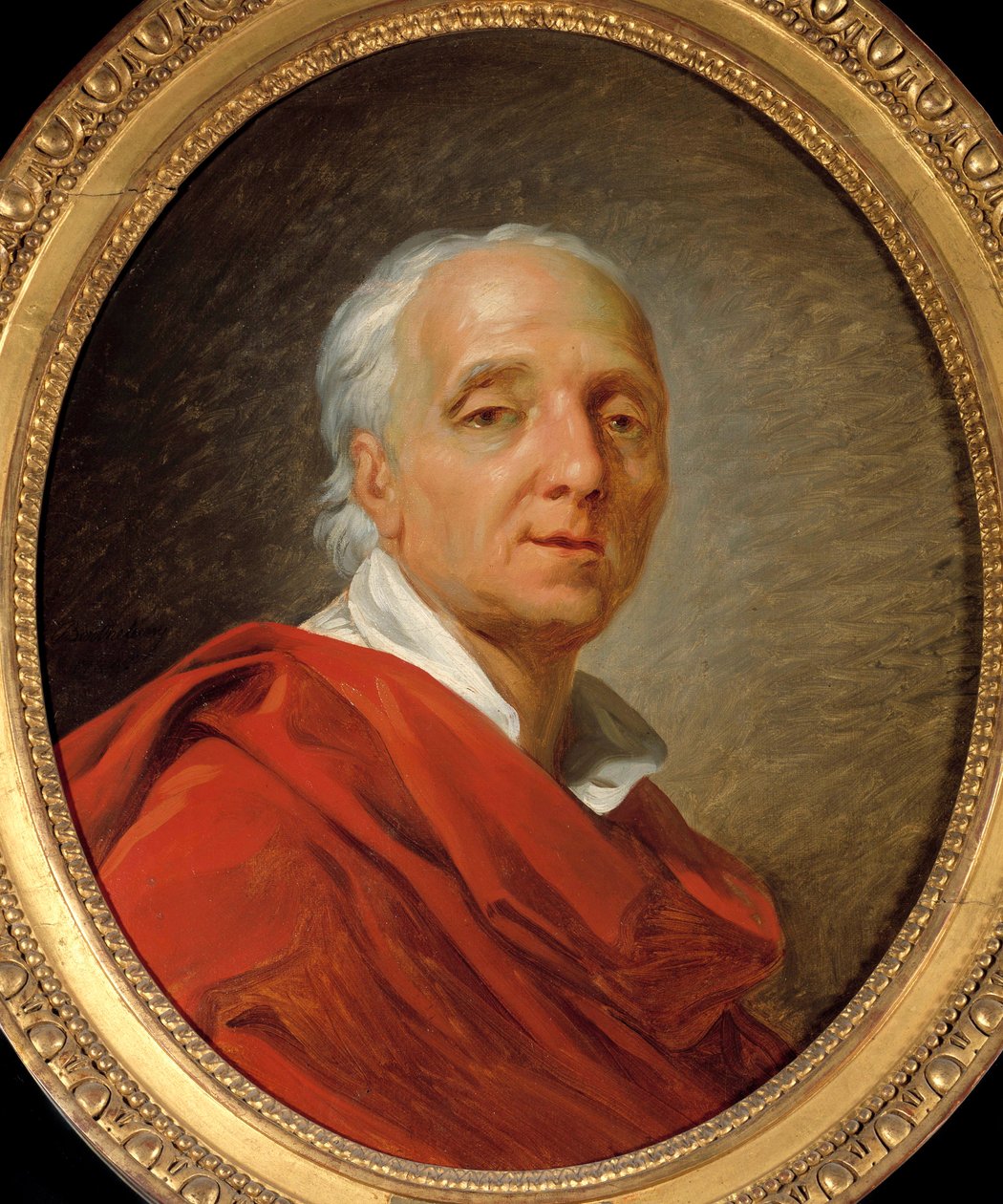 Age of Enlightenment: "" Portrett av Denis Diderot (1713-1784), forfatter og filosof"" Maleri av Jean Simon Berthelemy (1743-1811) 1784 Dim. 0,55 x 0,46 m. Paris, Carnavalet-museet av Jean Simon Berthelemy