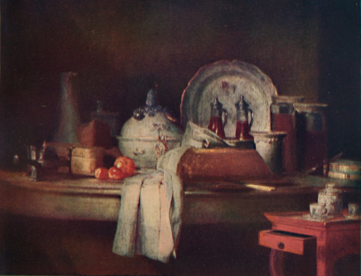 Stilleben, 1700-tallet, 1911 av Jean Baptiste Simeon Chardin