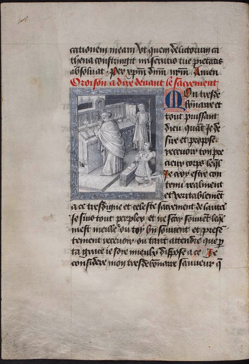 Hellig messe med Filip den gode. Timeboken til Filip av Burgund, ca 1455 av Jean Tavernier