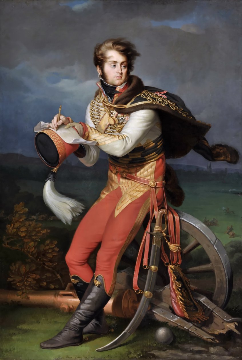 Baron Louis-Francois Lejeune 1775-1848 av Jean Urbain Guerin