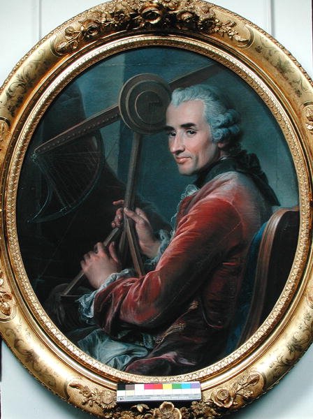 Portrett av Antoine-Joseph Loriot (1716-82) 1763 av Jean Valade