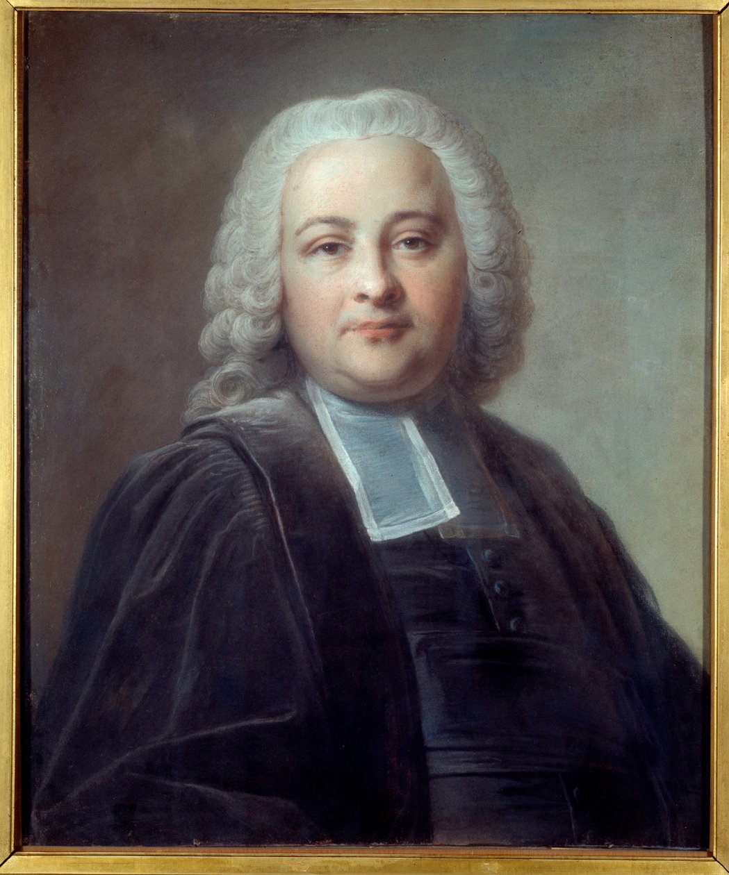 Portrett av Chretien Guillaume de Lamoignon de Malesherbes (1721-1794) Kongens advokat under konvensjonen. Pastell av Jean Valade (1709-1787) av Jean Valade