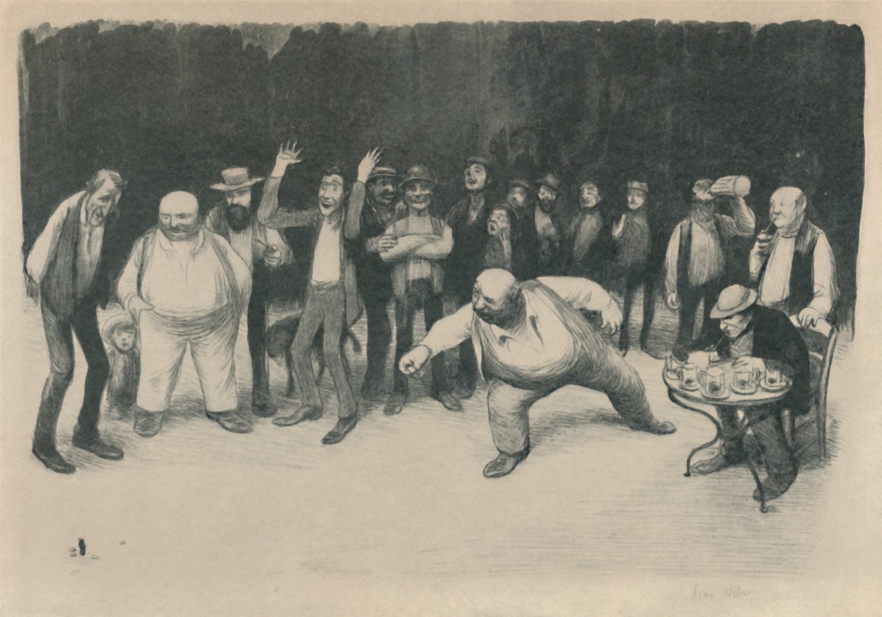 The Players Of Corks, 1919 av Jean Veber