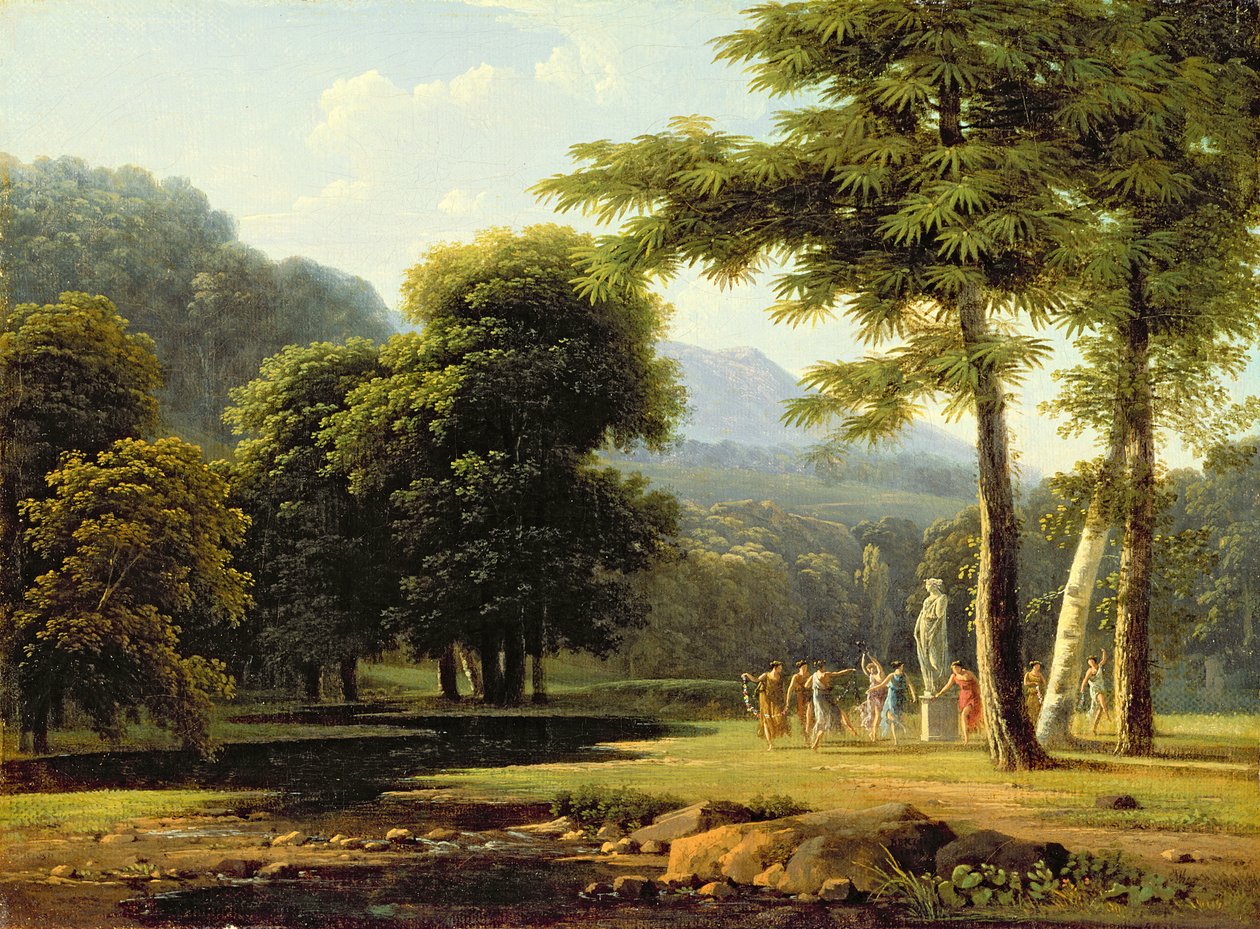 Landskap av Jean Victor Bertin