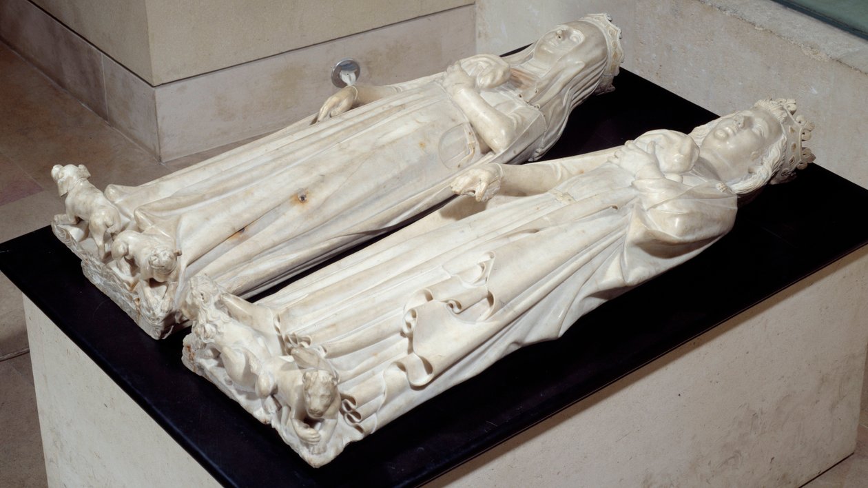 Tomb of the bowels of Charles IV the Bel (1293-1328) og Jeanne d