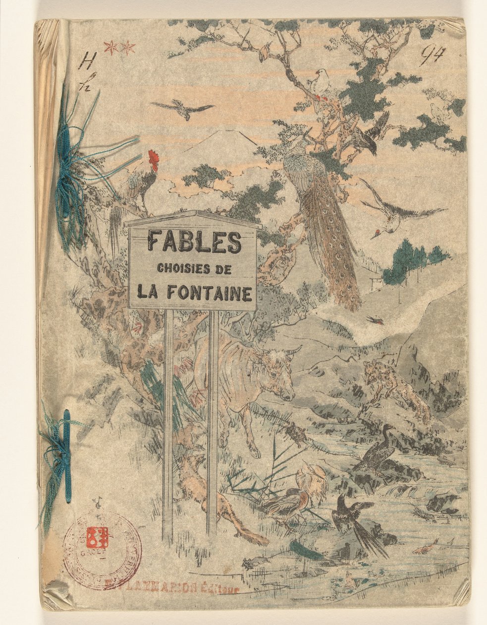 Fontaines fabler – del to Fables choisies de la Fontaine - tome second (tittel på objekt) av Jean de la Fontaine