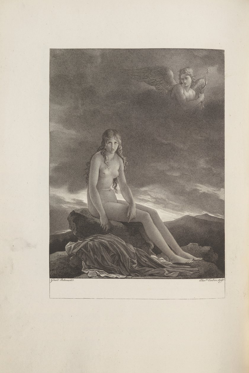 Kjærligheten til Psyche og Amor etterfulgt av Adonis, dikt av Jean de la Fontaine