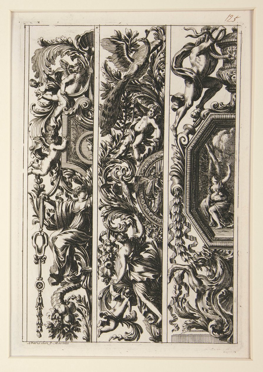 Grotesques et Moresques a la Romaine (6) av Jean le Pautre