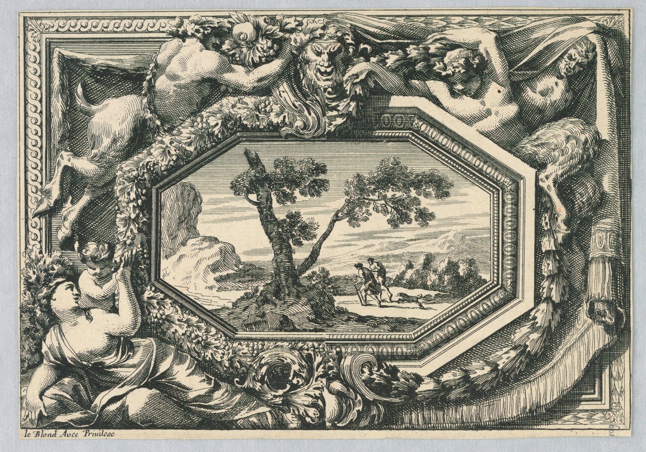 Panel fra "Panel Ornaments" av Jean le Pautre