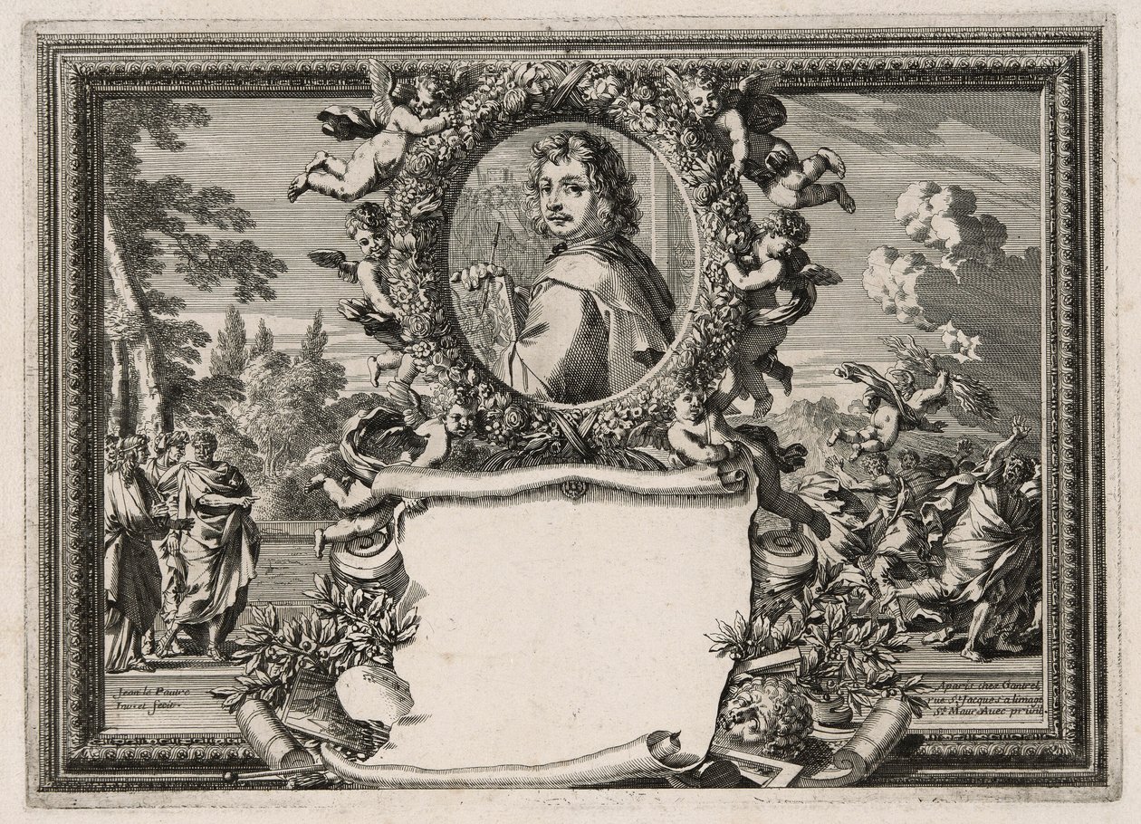 Selvportrett av Jean le Pautre