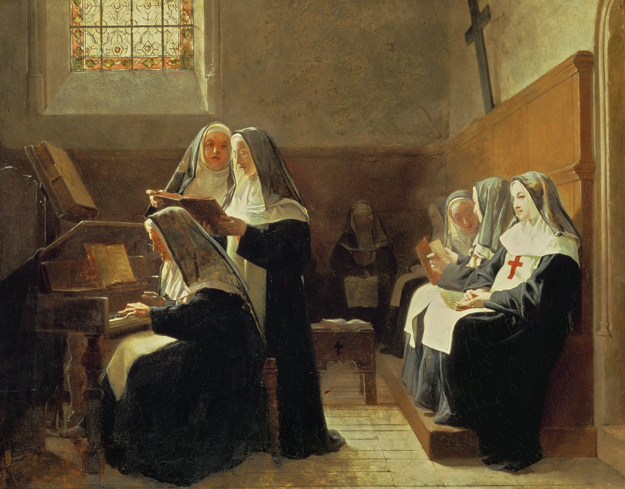 Klosterkoret, 1865 av Jean or Jehan Georges Vibert