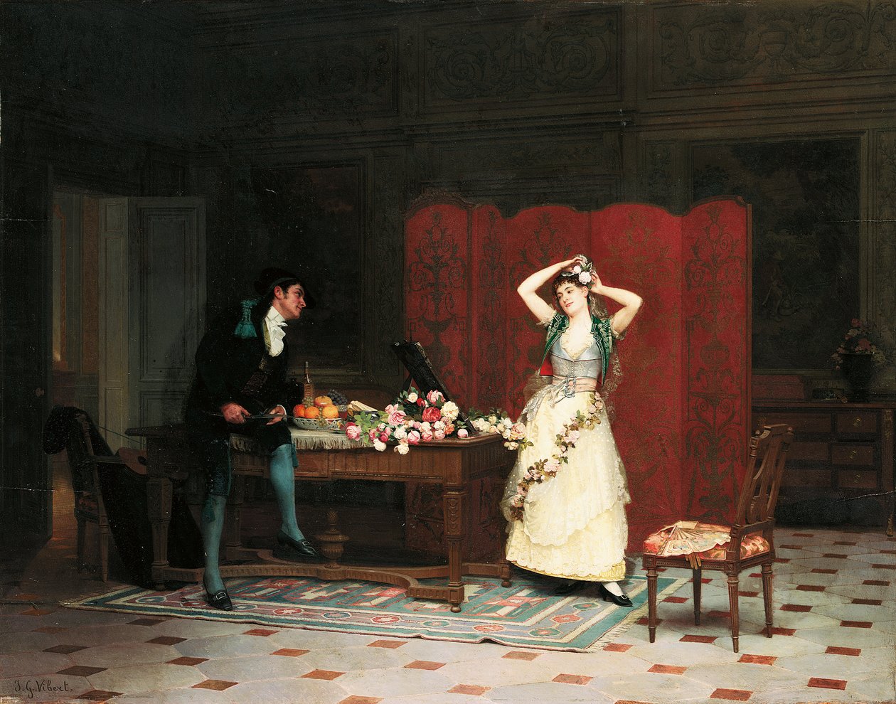 Forberedelsene av Jean or Jehan Georges Vibert