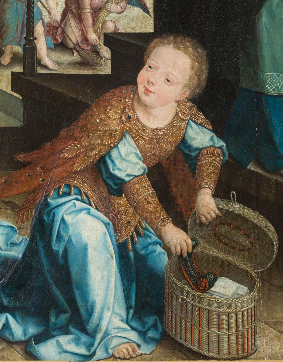 Triptyk om tilbedelsen av Jesusbarnet av Jean the Elder (attr. to) Bellegambe