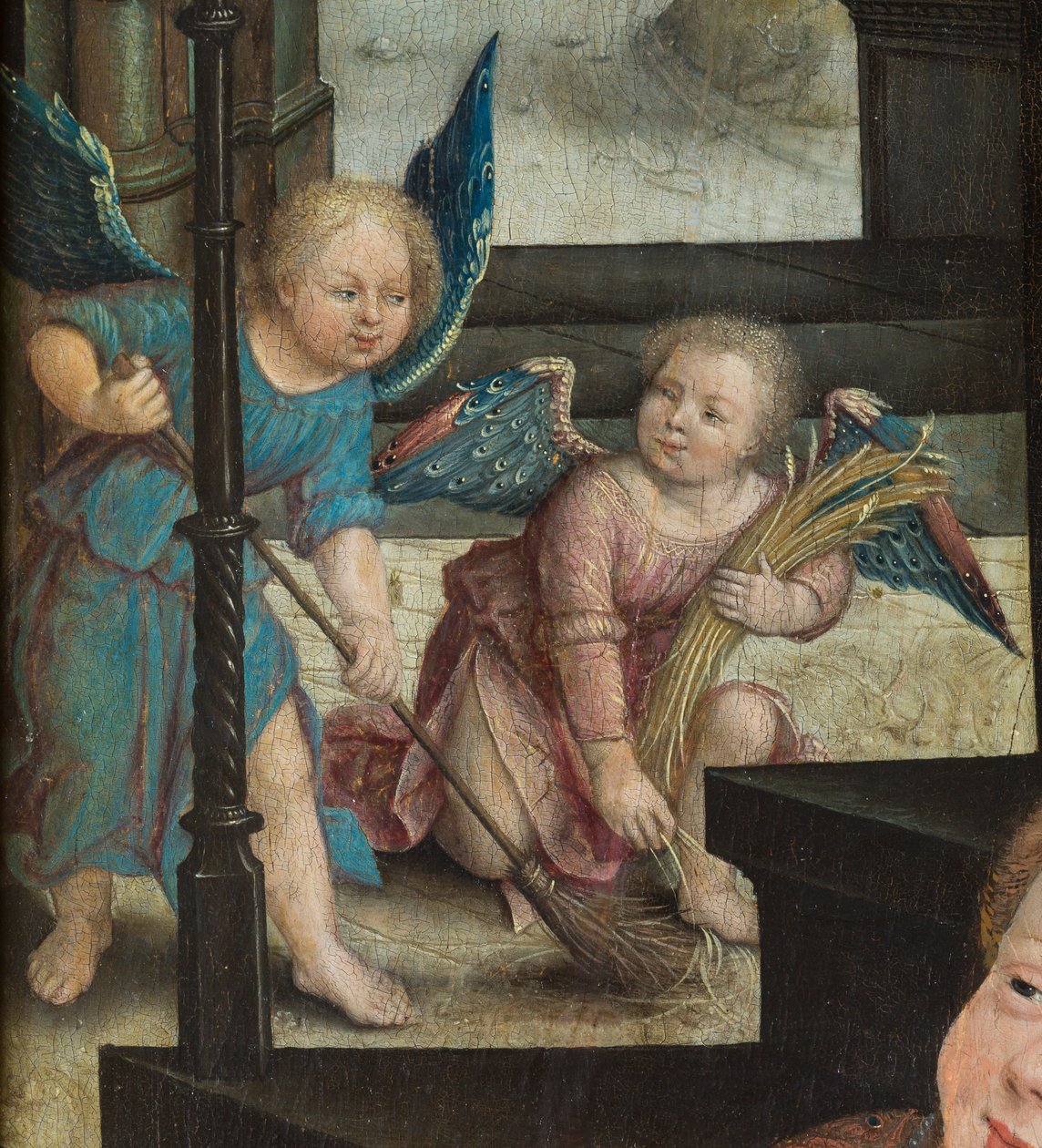 Triptyk om tilbedelsen av Jesusbarnet av Jean the Elder (attr. to) Bellegambe