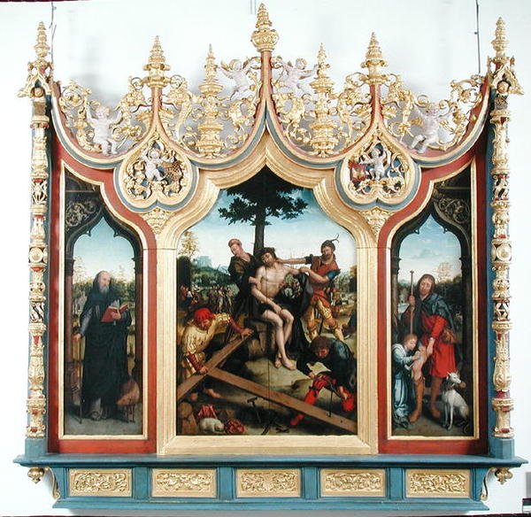 Triptych of Christ with the Executioners, ca. 1530-32 av Jean the Elder Bellegambe