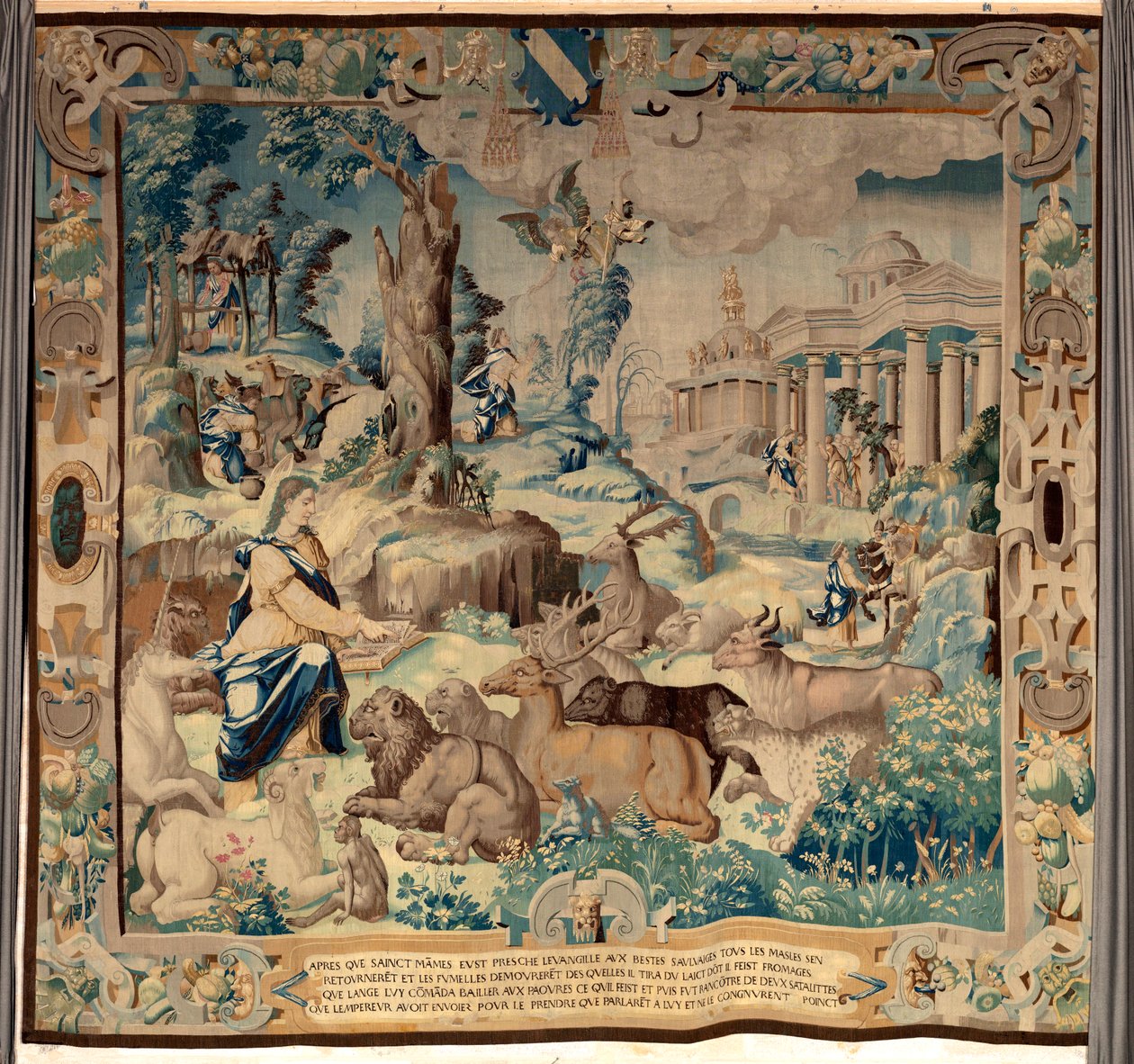 Legend of Saint-Mammes (teppe) av Jean the Elder Cousin