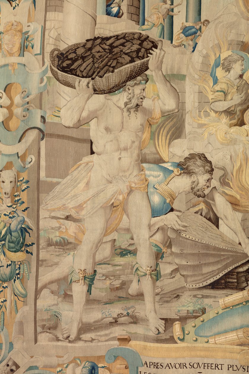 Legend of Saint-Mammes (teppe) av Jean the Elder Cousin