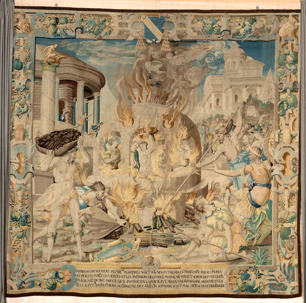 Legend of Saint-Mammes (teppe) av Jean the Elder Cousin