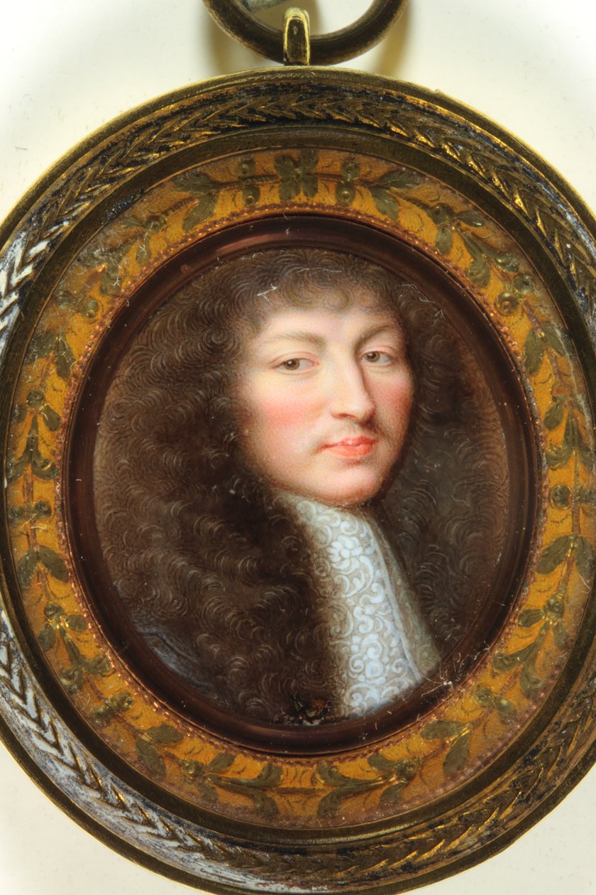 Ludvig XIV, konge av Frankrike (emalje) av Jean the Elder Petitot