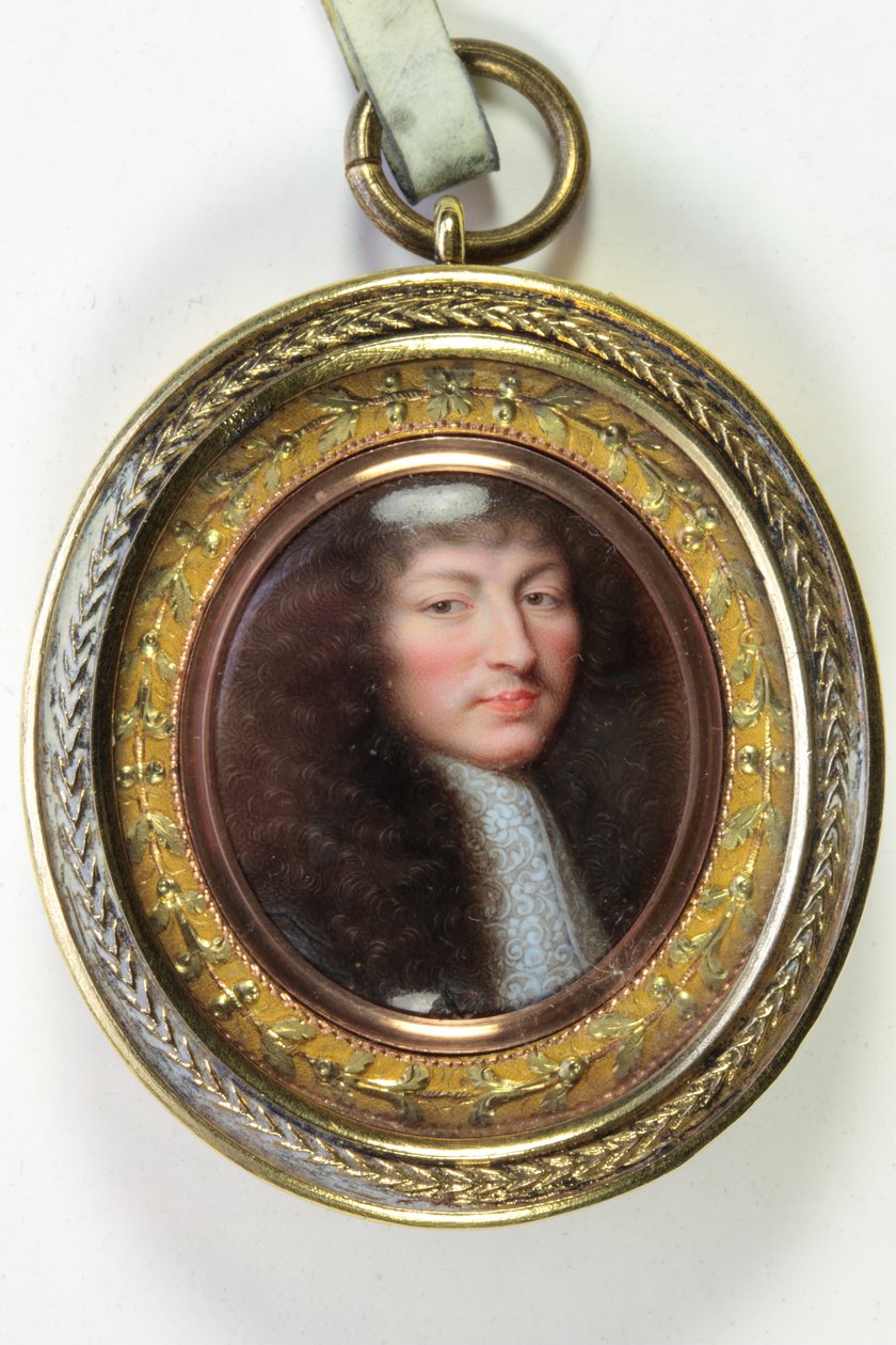 Ludvig XIV, konge av Frankrike (emalje) av Jean the Elder Petitot