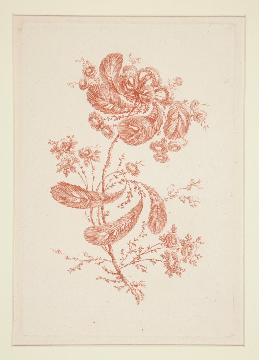 Uten tittel (Ideelle blomster), fra et sett på seks av Jeanne Deny