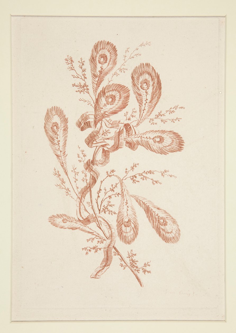 Uten tittel (Ideelle blomster), fra et sett på seks av Jeanne Deny
