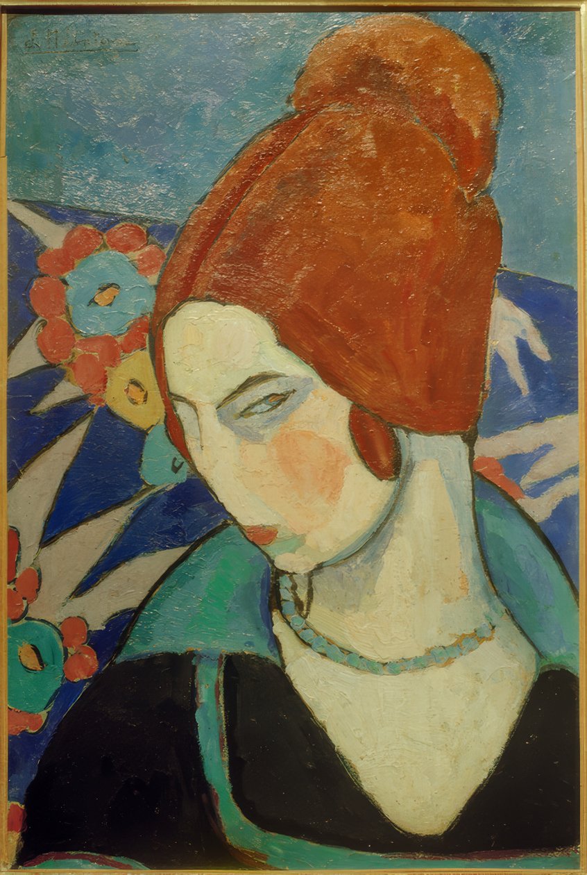 Selvportrett, 1916 av Jeanne Hébuterne