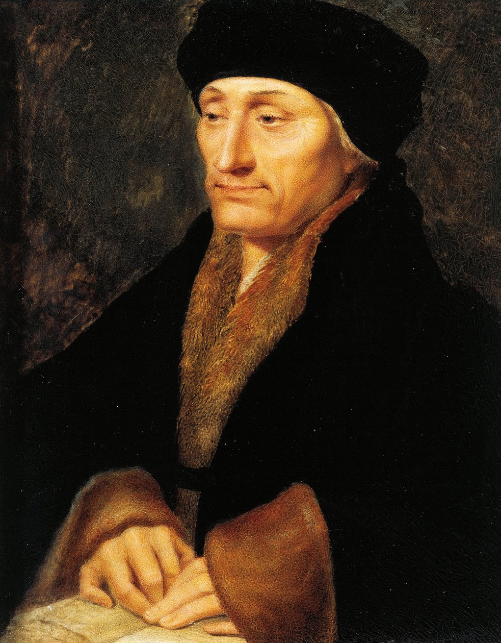 Sveits, Genève, Portrett av Desiderius Erasmus av Rotterdam (1466-1536) av Jeanne Henriette Rath