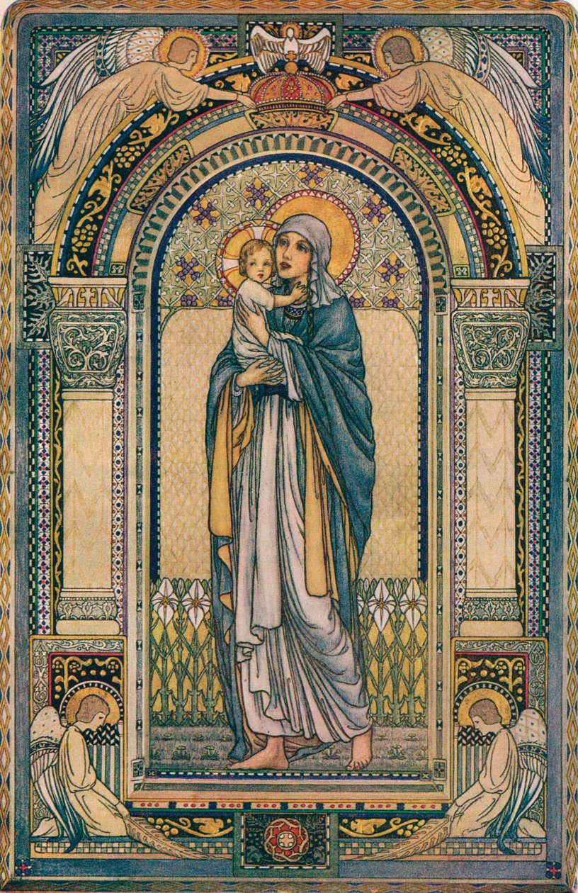 'Madonna og barn', c1918 av Jeanne Labrousse