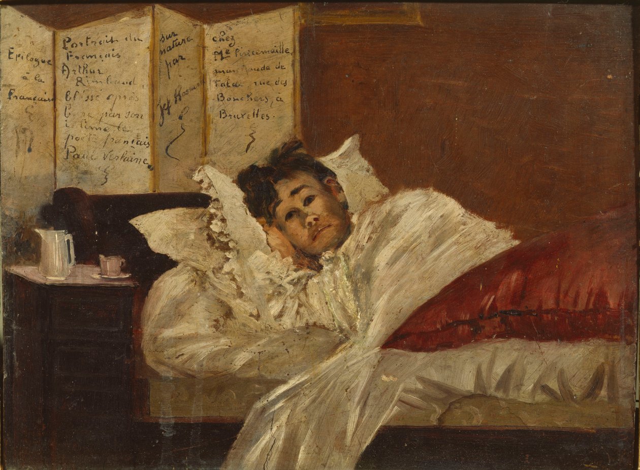 Arthur Rimbaud etter Brussel-dramaet, 1873. av Jef Rosman