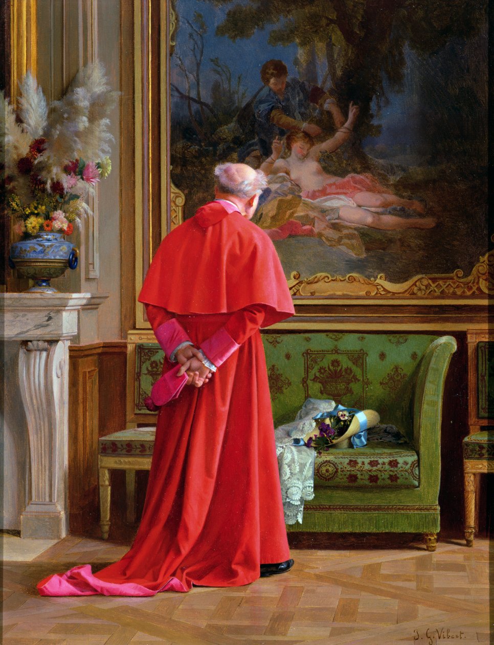 Utsikten av Jehan Georges Vibert