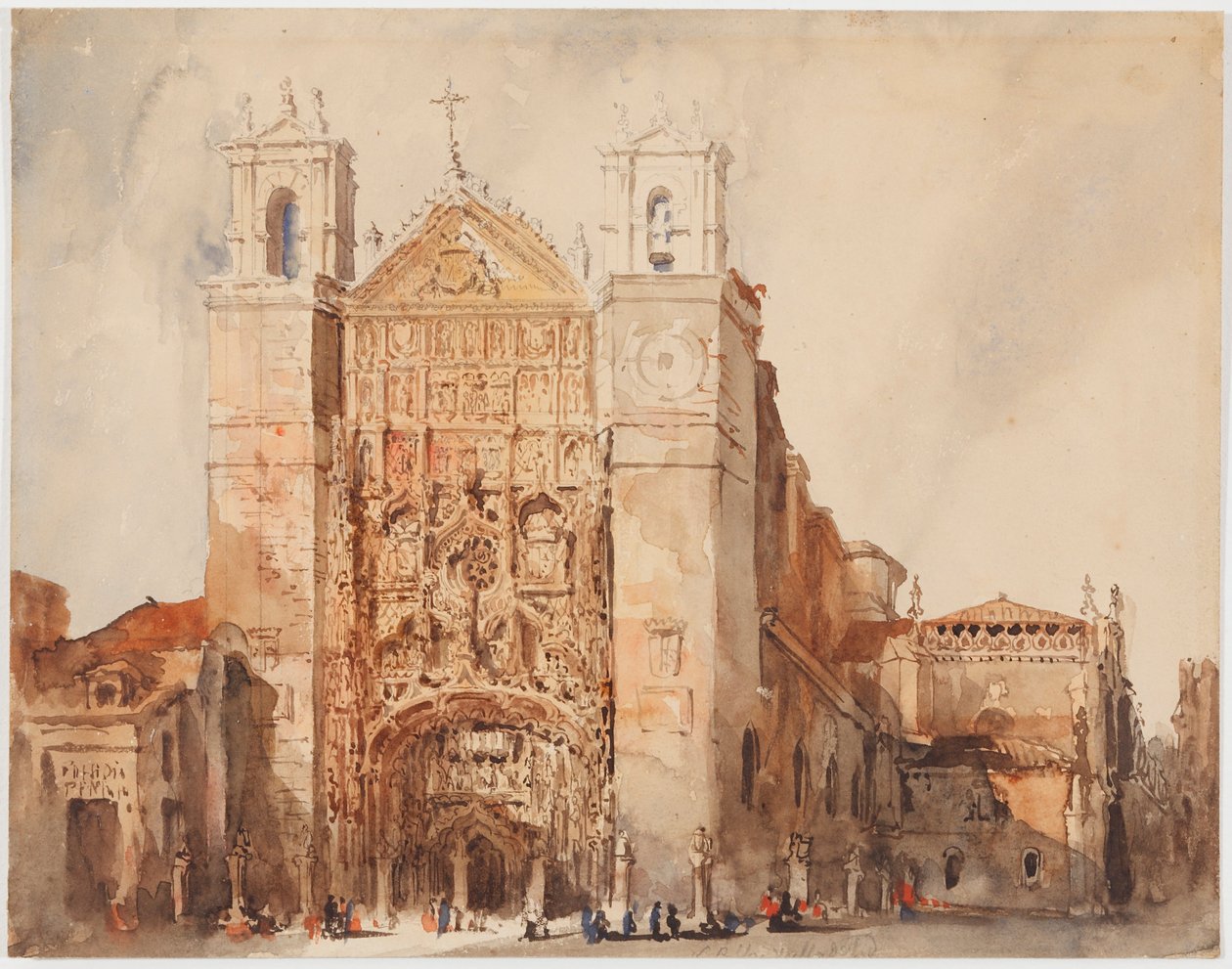 Saint Paul-kirken, Valladolid av Jenaro Pérez Villaamil