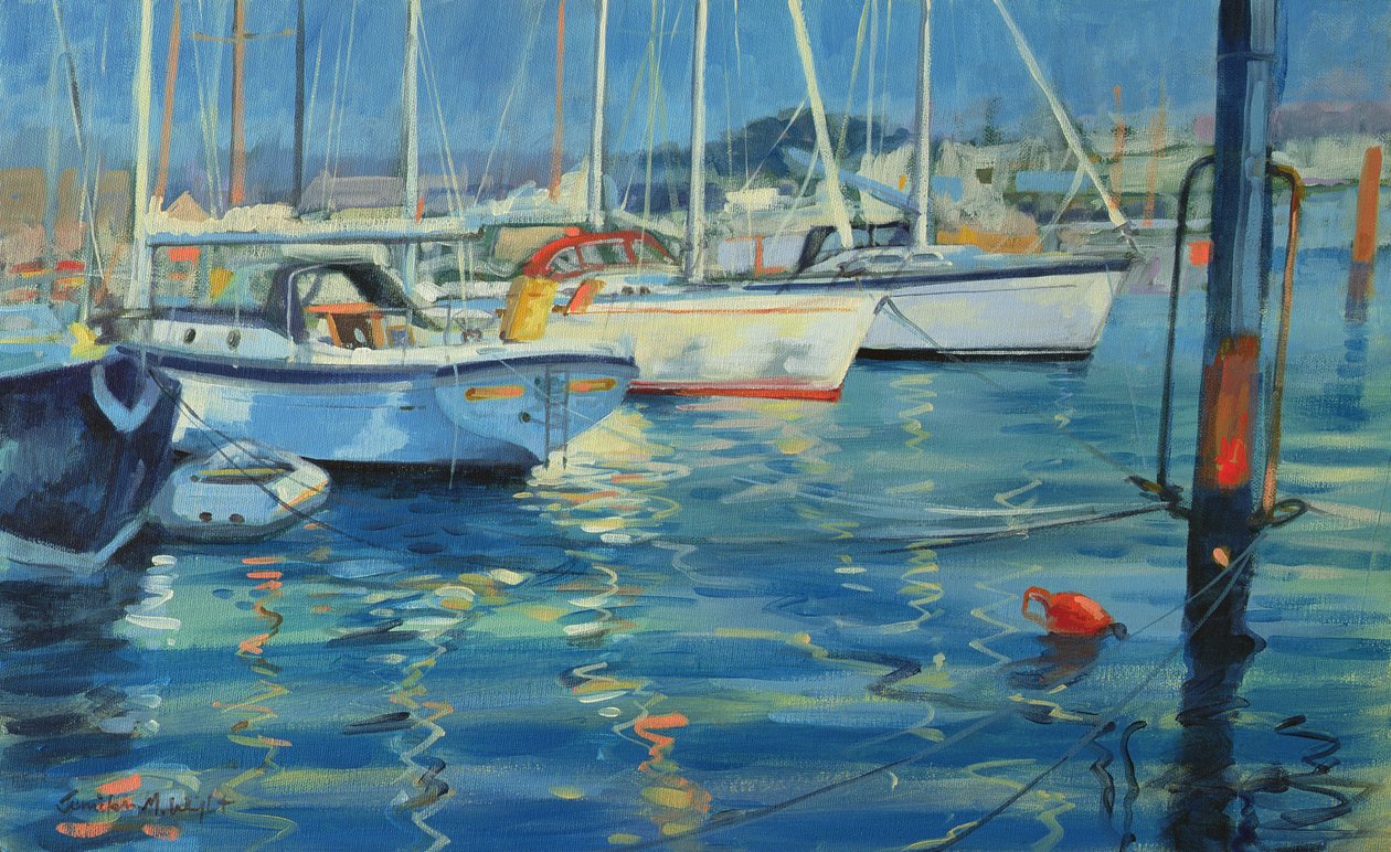 Isle of Wight - Yacht Reflections, 2010 av Jennifer Wright