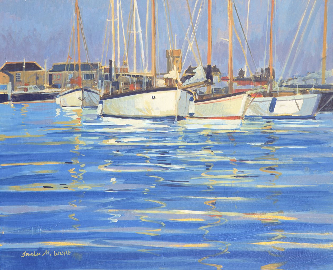 Isle of Wight Old Gaffers, 2000 av Jennifer Wright