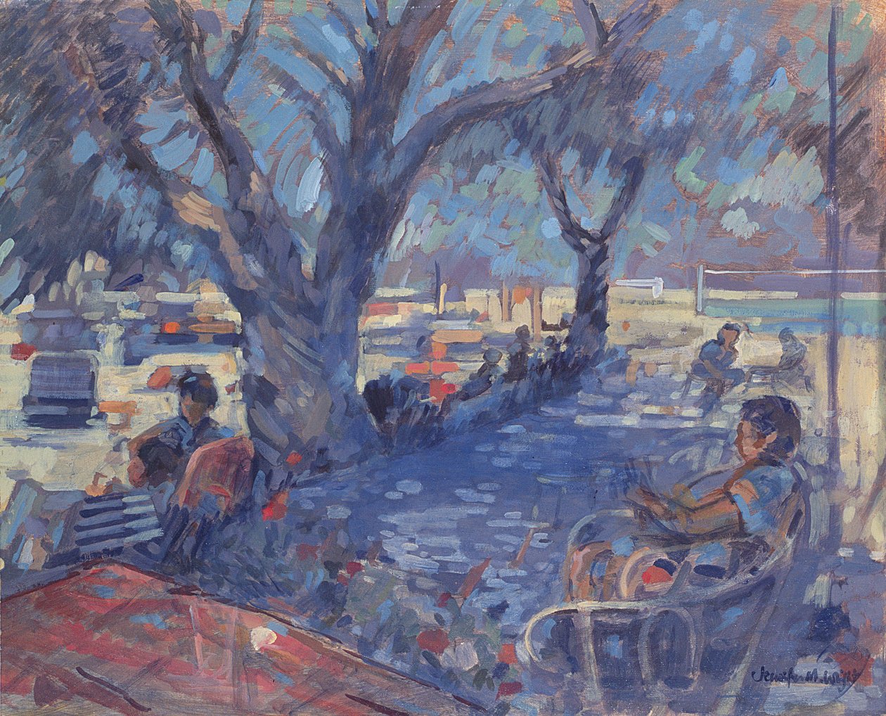 Lemnos Beach Bar, 1987 av Jennifer Wright