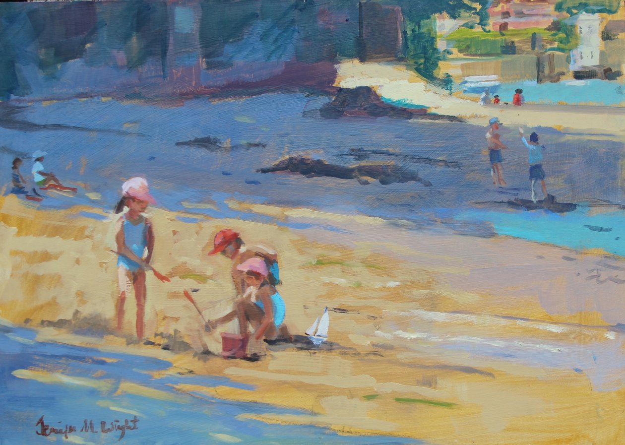 Salcombe Beach, barn av Jennifer Wright