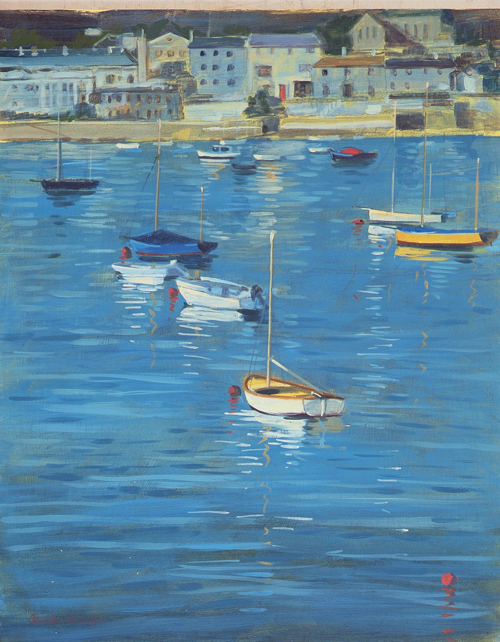 Salcombe, Sparkling Morning, 2002 av Jennifer Wright