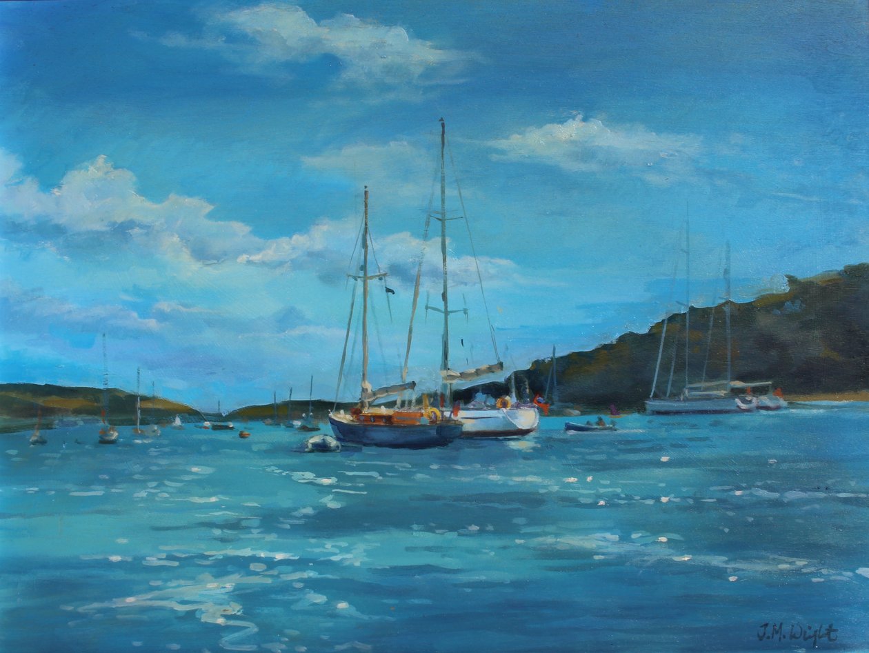 Salcombe Yachts, perfekt dag av Jennifer Wright