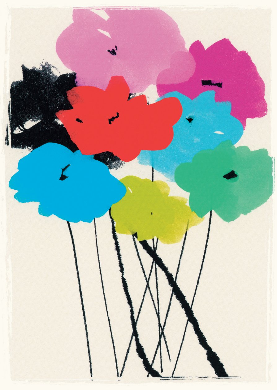 Bright Bunch, 2015 (blandet media) av Jenny Frean