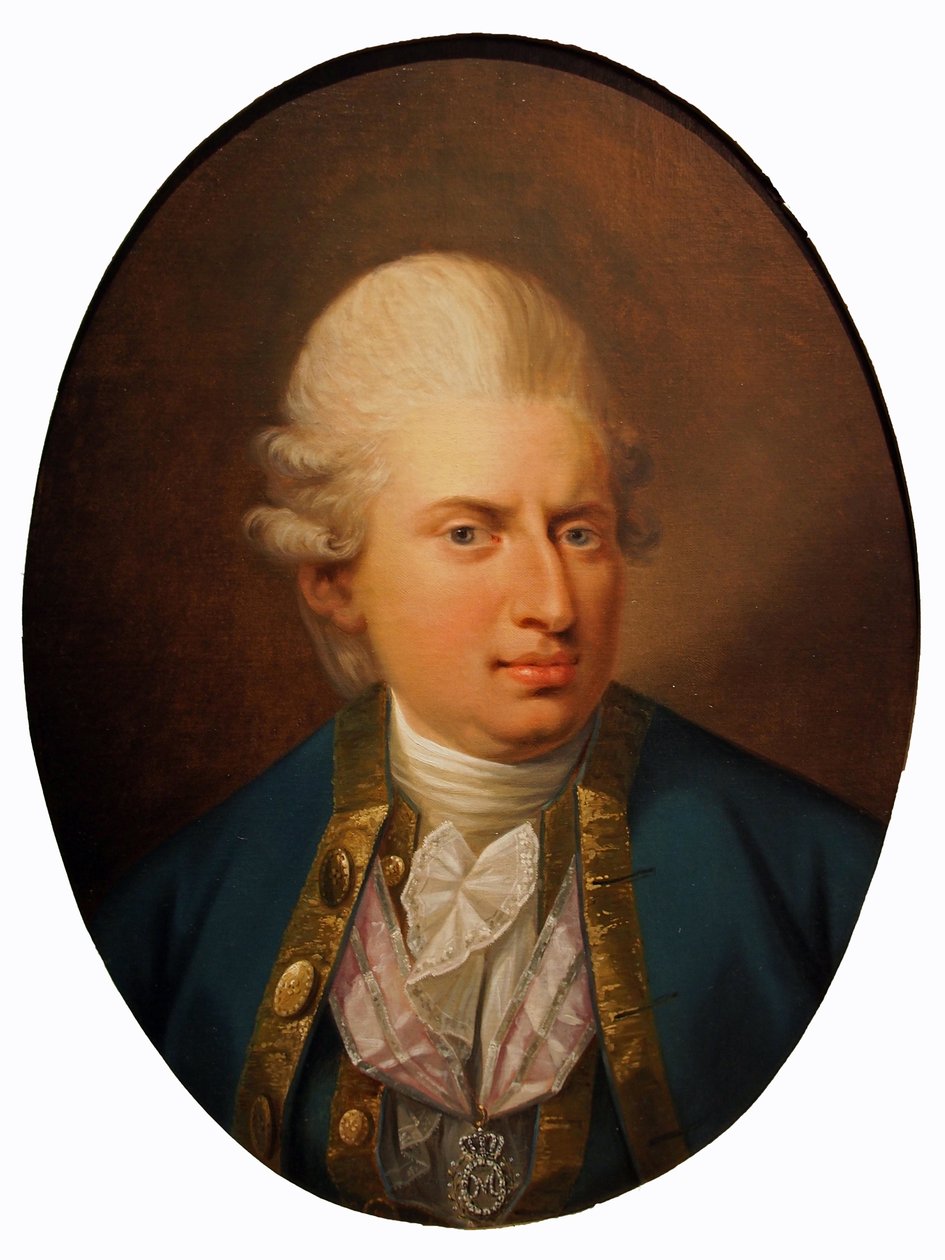 Portrett av Johann Friedrich Struensee av Jens Juel