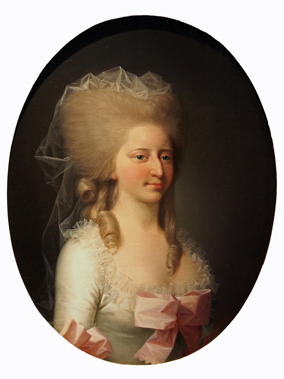 Portrett av Louise Augusta av Danmark av Jens Juel